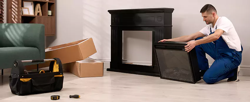 Old Rusted Metal Fireplace Repair And Replacement in Caldwell, ID
