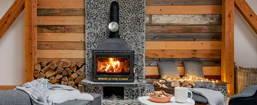 Thelin Hearth Products Direct Vent Gas Stove Fireplace Inspection in Caldwell, Idaho